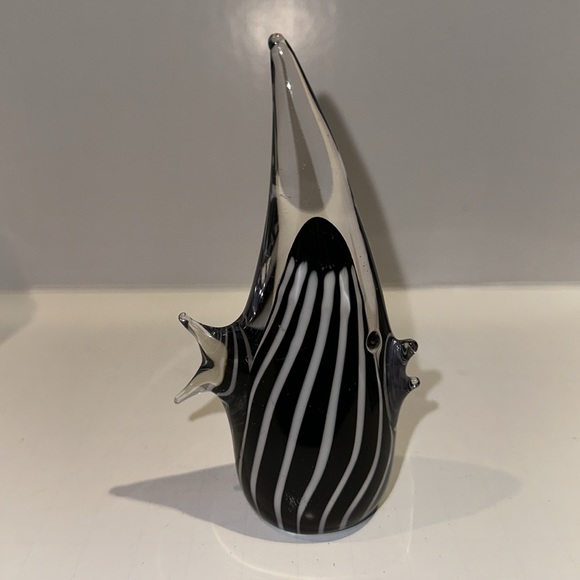 Hand Blown Glass Art Fish Sculpture - Picture 3 of 7